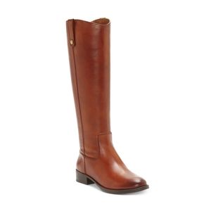 INC Womens Fawne Wide Calf Leather Over The Knee Riding Boots Size 9W